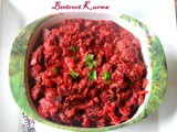 Beetroot kurma recipe
