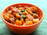Carrot and peas stir-fry (gajar matar subzi) recipe – no onion no garlic recipe