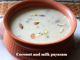 Coconut milk rice kheer recipe – How to make coconut and rice payasam – kheer recipes