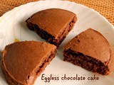 Eggless chocolate cake recipe