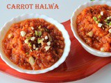 Gajar ka halwa recipe – Carrot halwa recipe in pressure cooker – Instant carrot halwa recipe – winter recipes