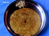 How to make Adai or mixed lentils Dosa (Kannada video)