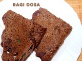 Instant ragi dosa recipe – healthy breakfast recipes – ragi recipes