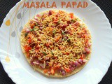 Masala papad recipe – How to make masala papad recipe – Indian recipes