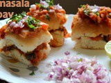 Masala pav recipe – How to make masala pav recipe – Mumbai street snacks