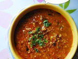 Matki sprouts curry recipe – How to make matki usal or matki amti recipe – healthy recipes