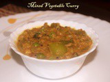 Mixed vegetable curry recipe