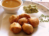 Mysore bonda recipe – How to make mysore bonda recipe | ulundu bonda – Indian snacks