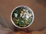 Sprouted green gram (moong) pakora recipe