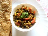 Sprouted green moong sabzi recipe
