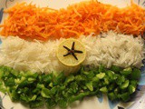 Tiranga salad recipe – How to make tiranga salad recipe – Indian recipes