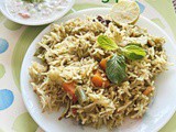 Vegetable Pulao recipe – How to make veg pulao or green pulao recipe – pulao recipes