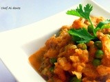 Cook Book Series: Cauliflower and Green Peas Curry