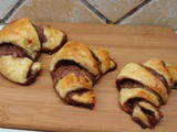 Chocolate and chestnut croissant