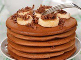 Greek chocolate pancakes (Tiganites)