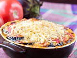 Greek tourlou with cheese ( Baked vegetables with cheese )