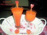 Carrot Melon Juice Recipe / Carrot Water Melon Juice Recipe