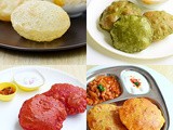 10 Poori Recipes / Stuffed Puri Varieties–Different Types Of Puri Recipe
