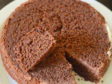 Basic Eggless Chocolate Cake Recipe | Chocolate sponge cake without condensed milk