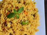 Easy Vegetable Biryani Recipe In Pressure Cooker-Sunday Lunch Recipes-8
