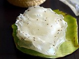 Elai Vadam Recipe – Ilai Vadam – Easy Rice Appalam In Banana Leaf