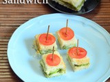 Finger Sandwich Recipe – Indian Style Tea Sandwich