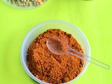 Idli Sambar Powder Recipe – How To Make Idli Sambar Podi