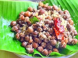 Kondakadalai Sundal Recipe–Black Channa Sundal–South Indian Chana Sundal
