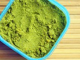 Murungai keerai podi–Drumstick Leaves Powder For Rice, Idli , Dosa