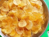 Nendran Chips Recipe At Home - Kerala Nendran Banana Chips Recipe
