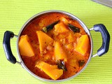 Parangikai Puli Kuzhambu – Pumpkin Vatha Kuzhambu Recipe