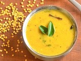 Paruppu Kuzhambu Recipe –Thuvaram Paruppu Kulambu Without Coconut