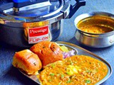 Pav bhaji In a Pressure Cooker | Pressure Cooker Pav Bhaji Recipe