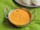 Peanut Red Chilli Chutney Without Coconut For Idli, Dosa