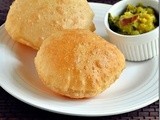 Poori recipe / how to make puffy poori – breakfast recipes