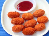 Potato Nuggets Recipe – Crispy Potato Cheese Balls Recipe