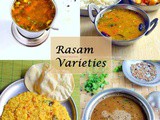 Rasam Varieties | South Indian Rasam Recipes