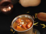 Pumpkin in coconut and dates Syrup (Squash Coconut Kheer)