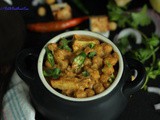 Tofu-chickpeas curry