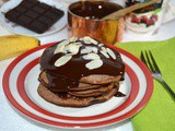 Banana Pancakes with Ricotta and Chocolate Sauce – We Should Cocoa #63