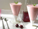 Berry and Rose Kefir Smoothie