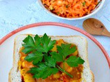 Bunny Chow – Bean Curry in a Bread Bowl
