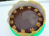 Cherry, Walnut & Chocolate Birthday Cake