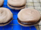 Chocolate Macaroon Recipe with Honeyed Chocolate Ganache