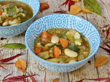 Chunky Vegetable Soup with Beans