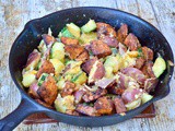 Courgette Tempeh Hash: a Vegan One Pot Meal