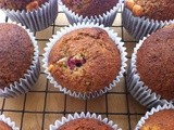Lactofree Raspberry, Poppy Seed and White Chocolate Muffins