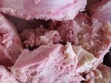 Redcurrant Ripple and White Chocolate Ice-Cream