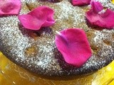 Rhubarb and Rose Polenta Cake - Random Recipes #30