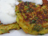 Spiced Courgette Fritters